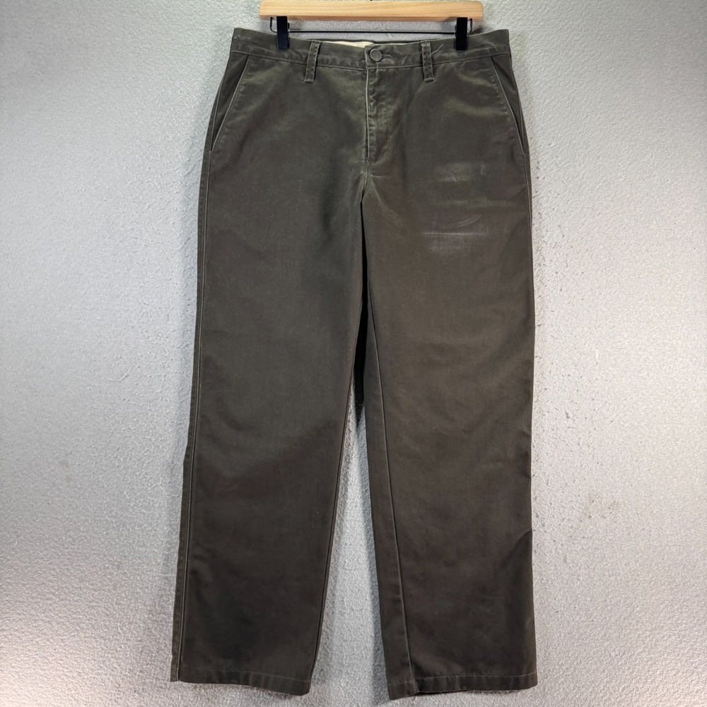 Life Khaki Haggar Straight Chino Pants Mens‎ 34x34 Brown Classic Heavyweight